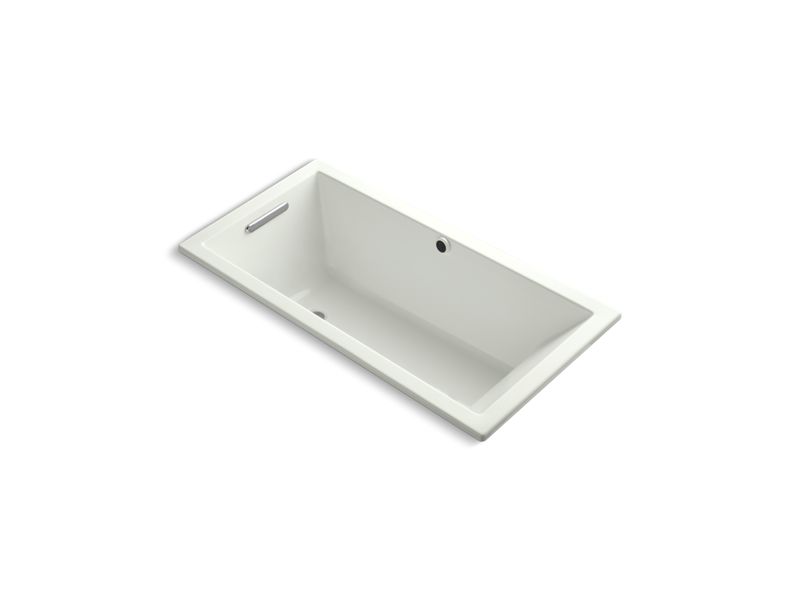 KOHLER K-1121-W1-NY Dune Underscore 60" x 30" drop-in bath with Bask heated surface and reversible drain