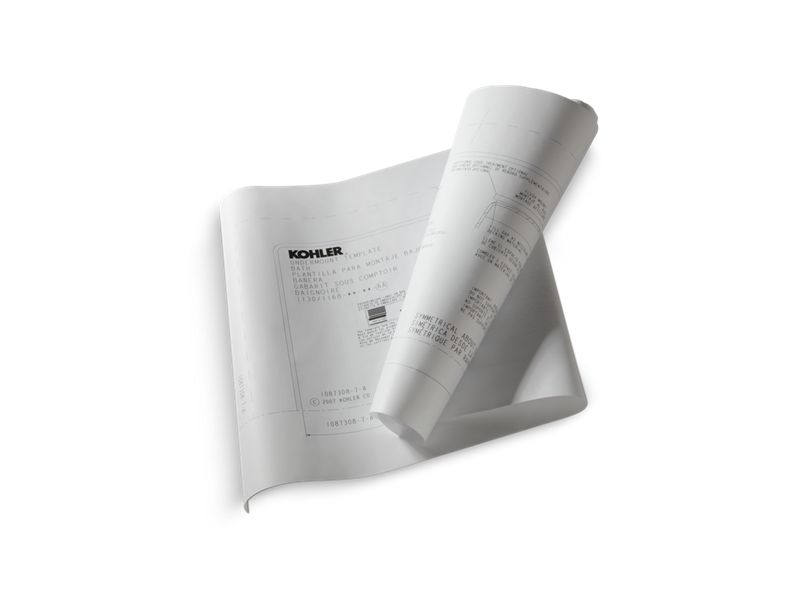 KOHLER Underscore Cube K-578-NA Cube Undermount kit for Underscore Cube