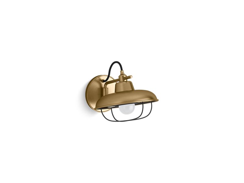 KOHLER K-23668-SC01-BGL Modern Farm One-Light Swinging Sconce In Moderne Brushed Gold