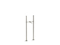 KOHLER Antique K-127-BN Vibrant Brushed Nickel Riser tubes and cross connection, 26" long
