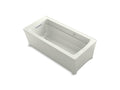 KOHLER K-2595-GHW-NY Dune Archer 67-3/4" x 31-3/4" freestanding Heated BubbleMassage air bath with Bask heated surface