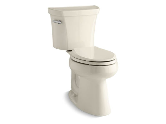 KOHLER K-3889-UT-47 Highline Comfort Height Two-piece elongated 1.28 gpf chair height toilet with tank cover locks, insulated tank and 10" rough-in