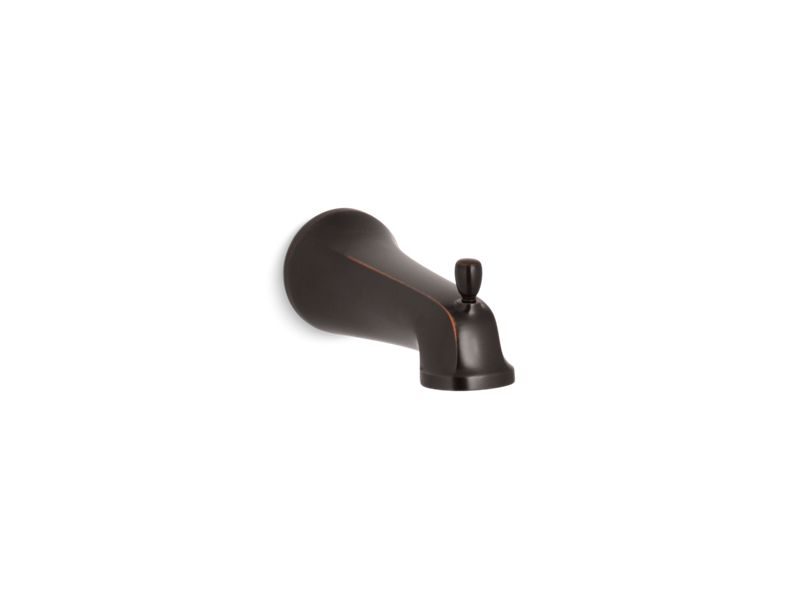 KOHLER K-10588-2BZ Bancroft Wall-Mount Bath Spout With Diverter, Npt Connection In Oil-Rubbed Bronze