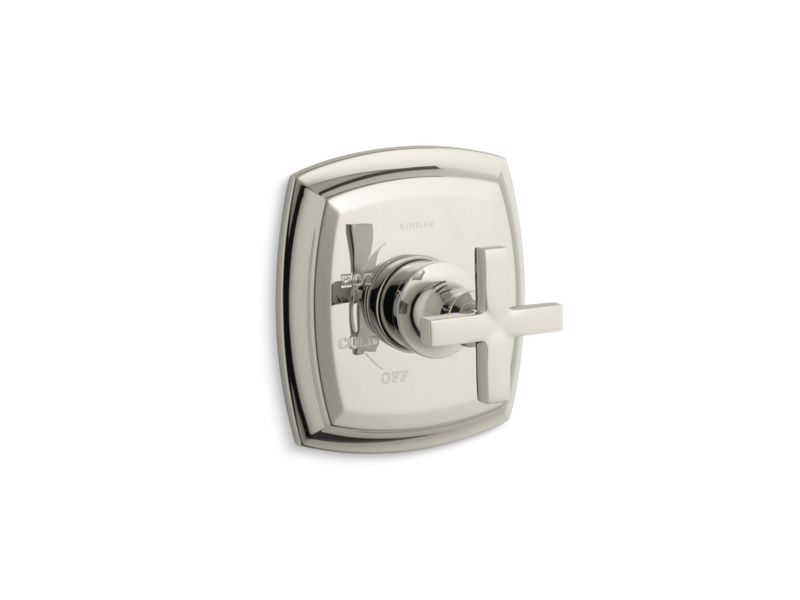 KOHLER K-TS16235-3-SN Margaux Rite-Temp(R) valve trim with cross handle
