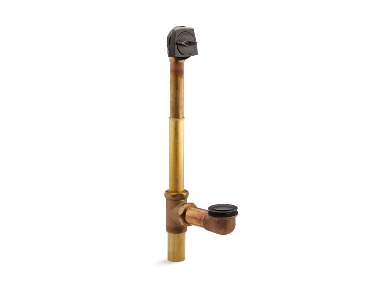 KOHLER Clearflo K-7167-2BZ Oil-Rubbed Bronze 2" adjustable pop-up drain with high volume and tailpiece