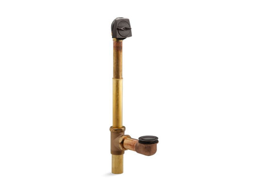 KOHLER K-7167-2BZ Oil-Rubbed Bronze Clearflo 2" adjustable pop-up drain with high volume and tailpiece