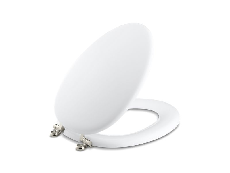 KOHLER K-4701-SN-0 Kathryn Elongated Toilet Seat In White
