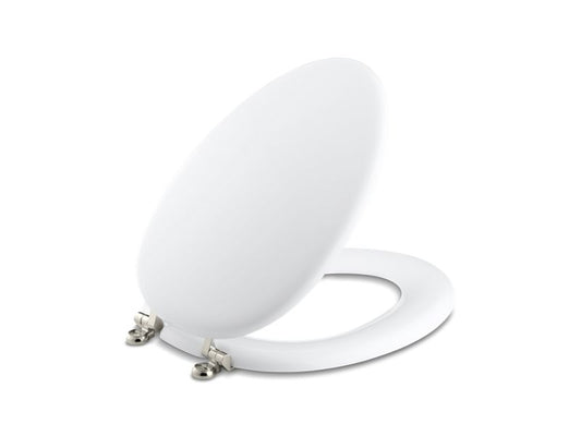 KOHLER K-4701-SN-0 Kathryn Elongated Toilet Seat In White