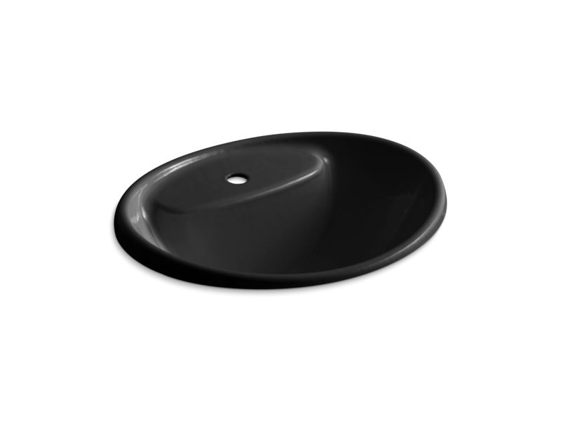 KOHLER K-2839-1-7 Tides Drop-in sink with single faucet hole