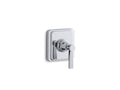 KOHLER Pinstripe K-T13174-4B-CP Polished Chrome MasterShower volume control valve trim with lever handle