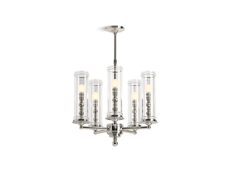 KOHLER K-23347-CH05-SNL Damask Five-light chandelier