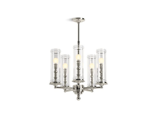 KOHLER K-23347-CH05-SNL Damask Five-light chandelier