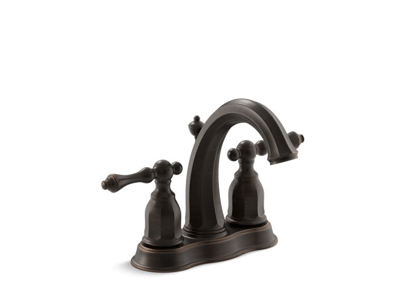 KOHLER K-13490-4-2BZ Kelston Centerset Bathroom Sink Faucet, 1.2 Gpm In Oil-Rubbed Bronze