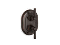 KOHLER K-T10594-4-2BZ Bancroft Mastershower Temperature And Volume Control Valve Trim In Oil-Rubbed Bronze