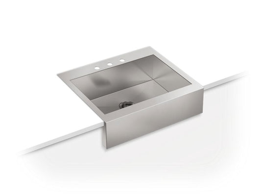 KOHLER K-3935-3-NA Not Applicable Vault 29-3/4" top-mount single-bowl farmhouse kitchen sink