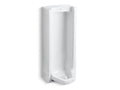 KOHLER Branham K-4920-R-0 White Washdown floor-mount 0.5 gpf to 1 gpf urinal with rear spud