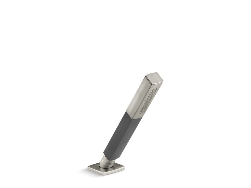 KOHLER K-45203-GR-BN Shift Square 2.0 gpm multifunction handshower with Grey handle