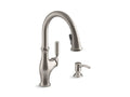 KOHLER K-R11921-SD-VS Vibrant Stainless Worth Pull-down kitchen faucet