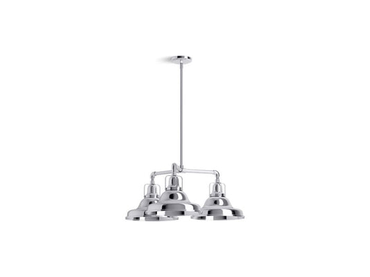 KOHLER K-32293-CH03-CPL Polished Chrome Hauksbee Three-light chandelier