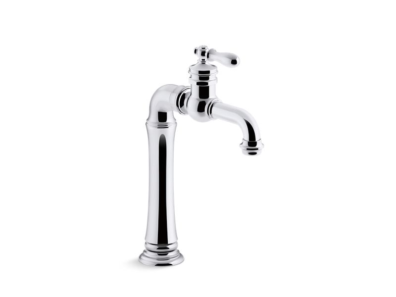 KOHLER K-99268-CP Polished Chrome Artifacts Gentleman's Single-handle bar sink faucet