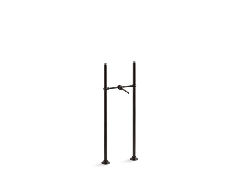 KOHLER Antique K-128-2BZ Oil-Rubbed Bronze Riser tubes and cross connection, 29-5/8" long