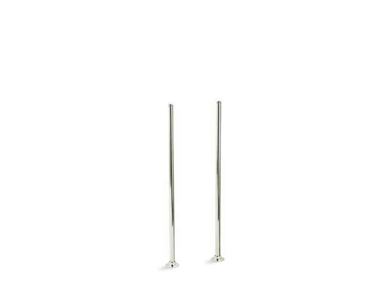 KOHLER Antique K-126-SN Vibrant Polished Nickel Riser tubes only, 26" long