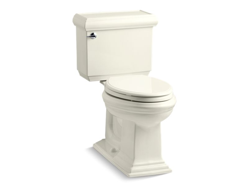 KOHLER K-3816-96 Biscuit Memoirs Classic Two-piece elongated 1.28 gpf chair height toilet