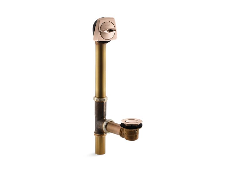 KOHLER Clearflo K-7160-TF-RGD Vibrant Rose Gold 1-1/2" adjustable pop-up drain