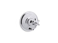 KOHLER K-T72768-3M-CP Polished Chrome Artifacts Rite-Temp valve trim with push-button diverter and prong handle