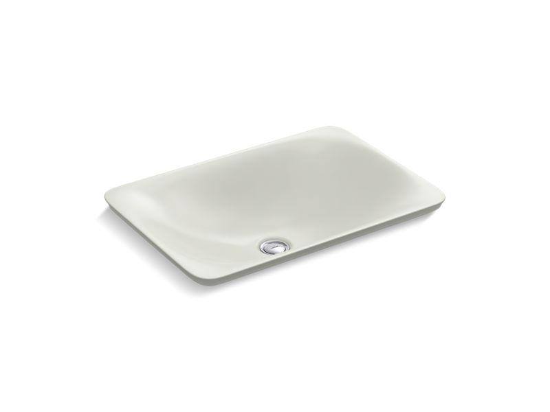 KOHLER K-7799-NY Carillon 21-1/4" Rectangular Drop-In Bathroom Sink, No Overflow In Dune