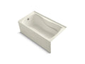 KOHLER K-1219-LA-96 Hourglass 32 60" x 32" alcove bath with integral apron and integral flange and left-hand drain