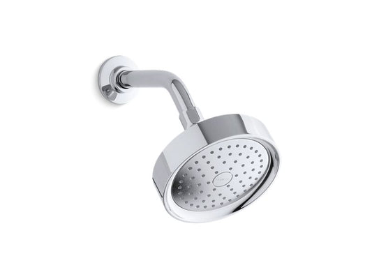 KOHLER K-965-AK-CP Polished Chrome Purist 2.5 gpm single-function wall-mount showerhead with Katalyst air-induction technology