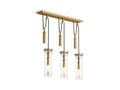 KOHLER K-23345-CH03-BGL Damask Three-light adjustable linear chandelier