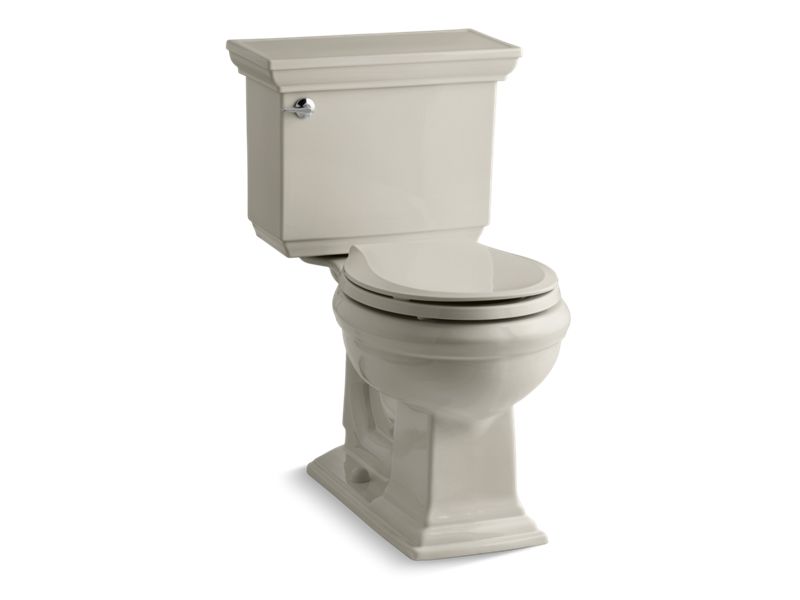 KOHLER K-3933-G9 Memoirs Stately Comfort Height Two-piece round-front 1.28 gpf chair height toilet