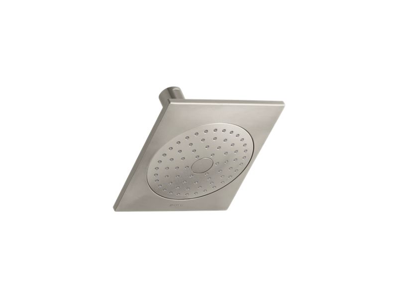 KOHLER K-14786-BN Vibrant Brushed Nickel Loure 2.5 gpm single-function showerhead with Katalyst air-induction technology