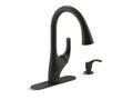 KOHLER K-R18594-SD-2BZ Oil-Rubbed Bronze Trielle Pull-down kitchen faucet