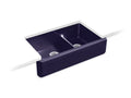 KOHLER K-6427-DGB Whitehaven Smart Divide 35-3/4" Undermount Double-Bowl Farmhouse Kitchen Sink In Indigo Blue