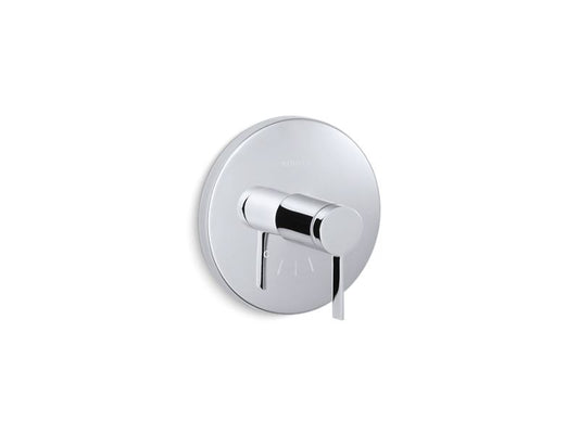 KOHLER K-T10940-4-CP Stillness Valve trim with lever handle for thermostatic valve, requires valve