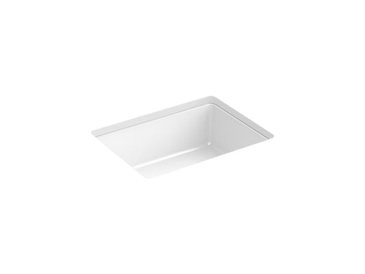 KOHLER K-8189-0 White Verticyl 17" rectangular undermount bathroom sink