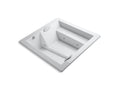 KOHLER K-1111-H2-0 Consonance 69-1/4" x 69-1/4" drop-in whirlpool bath without jet trim