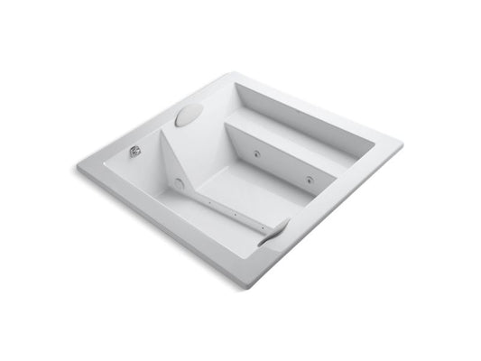 KOHLER K-1111-H2-0 Consonance 69-1/4" x 69-1/4" drop-in whirlpool bath without jet trim
