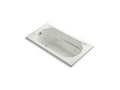 KOHLER K-1357-NY Devonshire 60" x 32" drop-in whirlpool bath with end drain