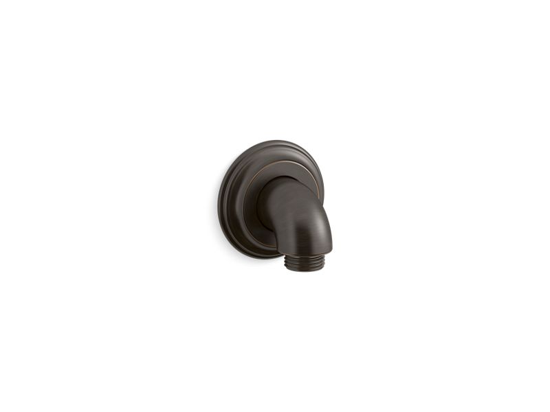 KOHLER K-22173-2BZ Oil-Rubbed Bronze Bancroft Wall-mount supply elbow with check valve