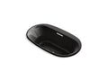 KOHLER K-5716-VB-7 Underscore 65-1/2" X 35-3/4" Drop-In Vibracoustic Bath In Black Black