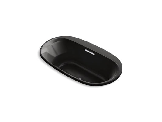 KOHLER K-5716-VB-7 Underscore 65-1/2" X 35-3/4" Drop-In Vibracoustic Bath In Black Black