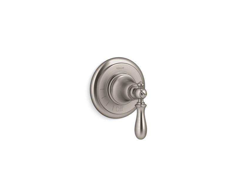 KOHLER K-T72771-9M-BN Artifacts Volume control valve trim with swing lever handle