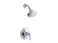KOHLER K-TS13493-4-CP Kelston Rite-Temp(R) shower valve trim with lever handle and 2.5 gpm showerhead