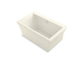 KOHLER K-24011-96 Stargaze 60-3/16" x 34-1/4" freestanding bath with fluted shroud and center drain