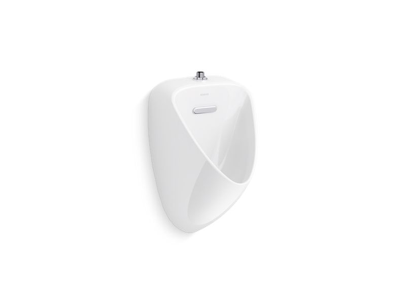 KOHLER K-20713-ETSS-0 White Tend Contemporary washout urinal with top spud