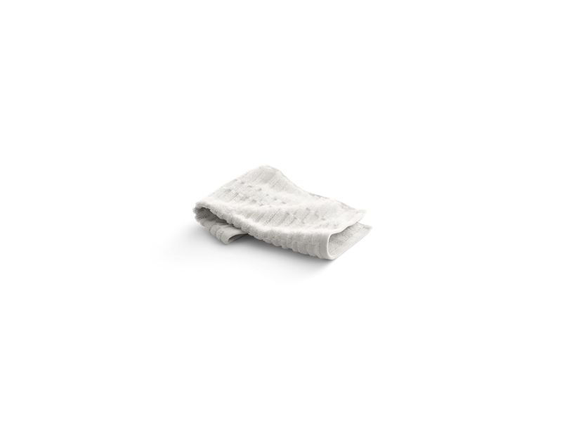 KOHLER K-31509-TA-NY Turkish Bath Linens washcloth with Tatami weave, 13" x 13"